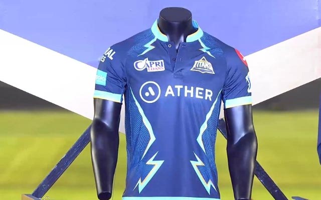 Ipl Gujarat Titans Unveil Official Jersey Ahead Of New Season