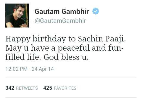 @GautamGambhir Tweets