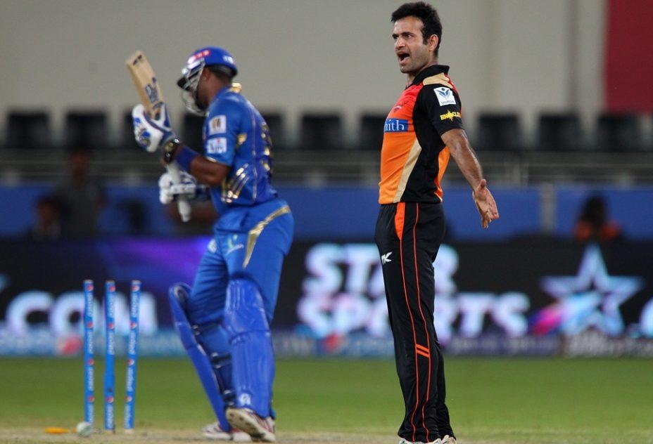 Irfan Pathan was fired up after picking Pollard in the final over