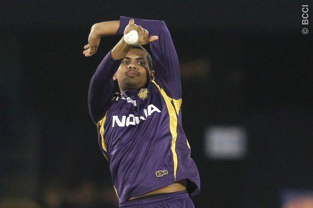 Sunil Narine reported twice for illegal action banned from bowling in the finals against CSK.(Photo: BCCI)