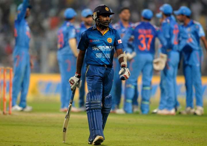  In his ODI career of 442* matches so far Jayawardene has scored 12525 runs.(Photo Source: BCCI)