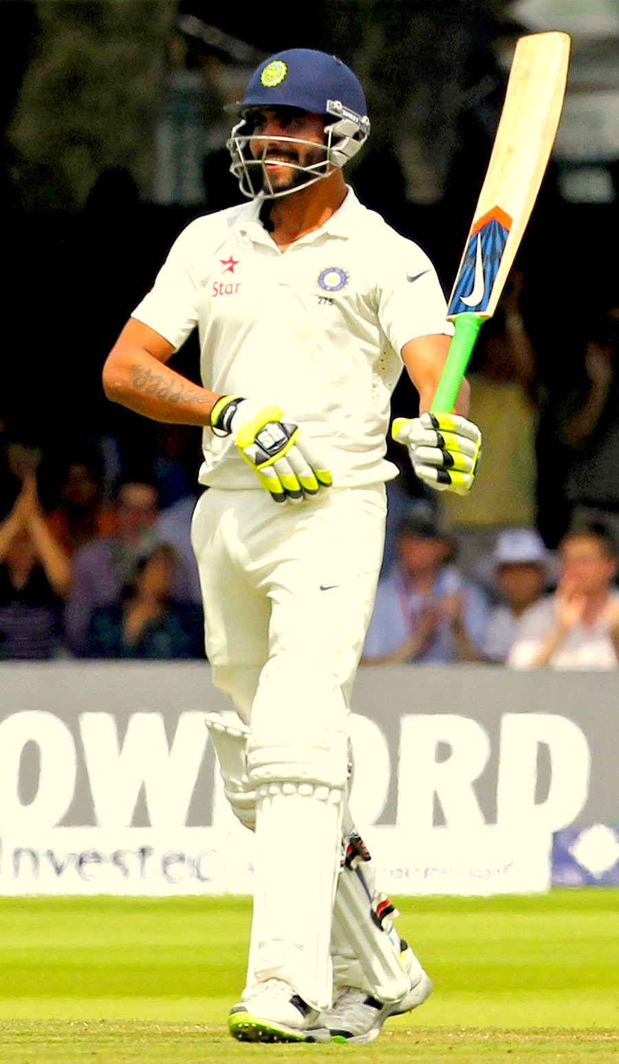 Jadeja scored 68(57) to give a Big lead to India against England | Source: Cricinfo