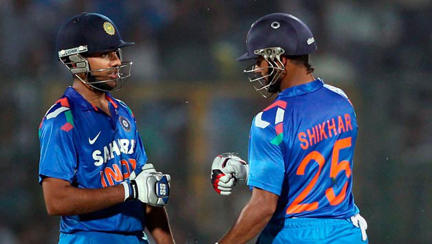 Shikhar Dhawan & Rohit Sharma during a Match | Picture Source: CricketCountry