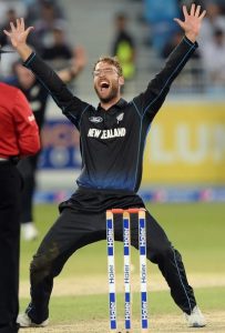 Daniel Vettori who picked up his 300th ODI wicket was named the Man of the match for his 4/18. (Photo Source: AFP)