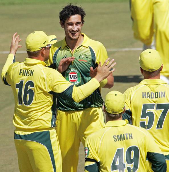 Mitchell Starc has been a revelation in the world of cricket. He already has 5 5-wicket hauls in 35 matches. (Photo Source:AFP)