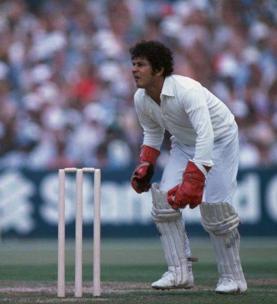 Pakistan’s dashing wicket keeper Wasim Bari was a class apart both as a keeper and as a batsman. (Photo Source: Getty Images)