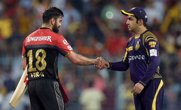 Virat Kohli and Gautam Gambhir