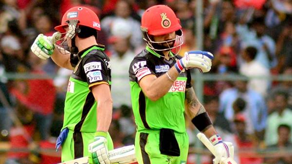 Ab De Villiers Feels 'Grateful' To Play Under Rcb Skipper Virat Kohli 3 Bengaluru: Royal Challengers Bangalore players Virat Kohli and AB de Villiers during an IPL match between Royal Challengers Bangalore and Gujarat Lions at Bangalore at M Chinnaswamy Stadium in Bengaluru on May 14, 2016. (Photo Source: IANS)