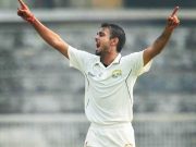 Siddharth Kaul of Rest of India in the Irani Cup