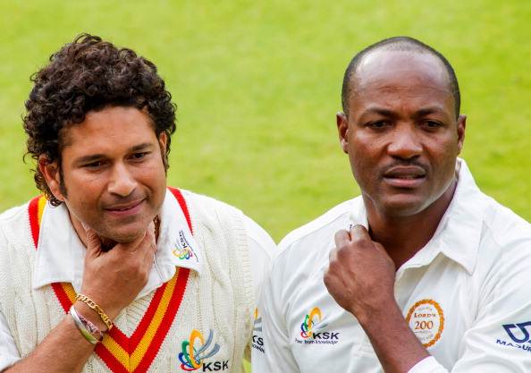Sachin Tendulkar and Brian Lara