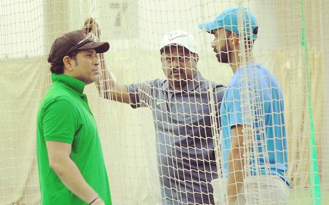 Ajinkya Rahane and Sachin Tendulkar