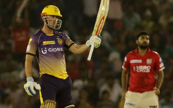 Chris Lynn of Kolkata Knight Riders