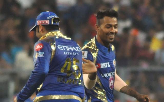 Mumbai Indians celebrate fall of a wicket IPL