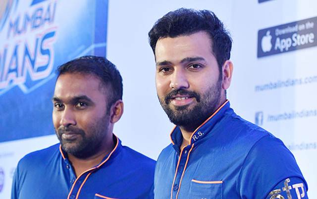 Mahela Jayawardene and Rohit Sharma