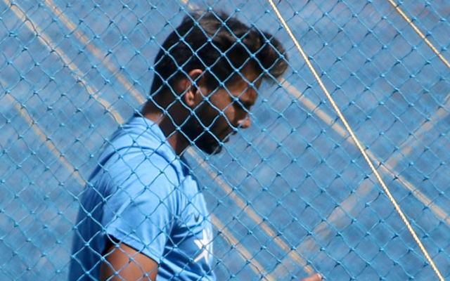Nathu Singh during a practice session