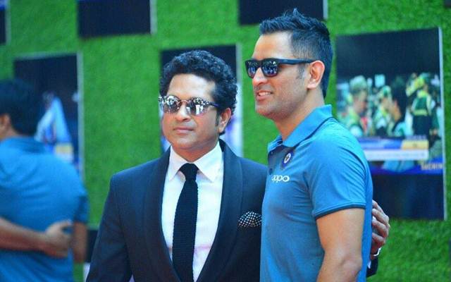 Sachin Tendulkar and MS Dhoni India