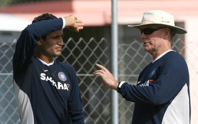 Greg Chappell and Irfan Pathan