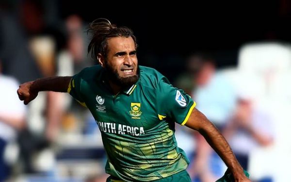 Imran Tahir of South Africa