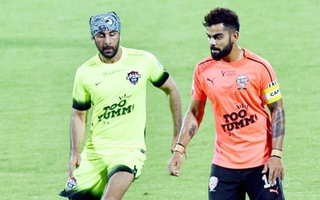 Virat Kohli and Ranbir Kapoor