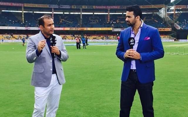 Zaheer Khan and Virender Sehwag