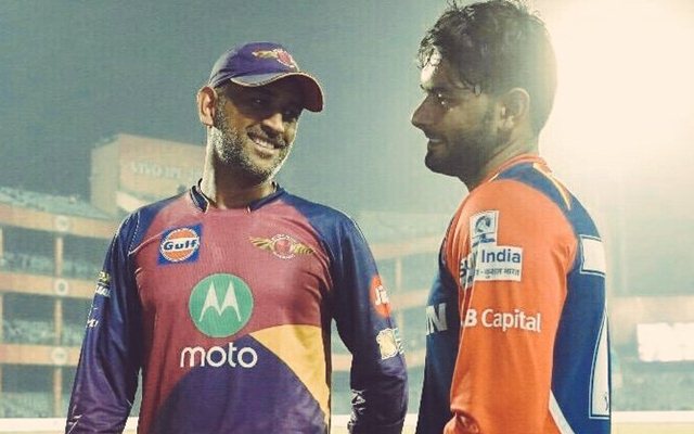 Rishabh Pant and MS Dhoni