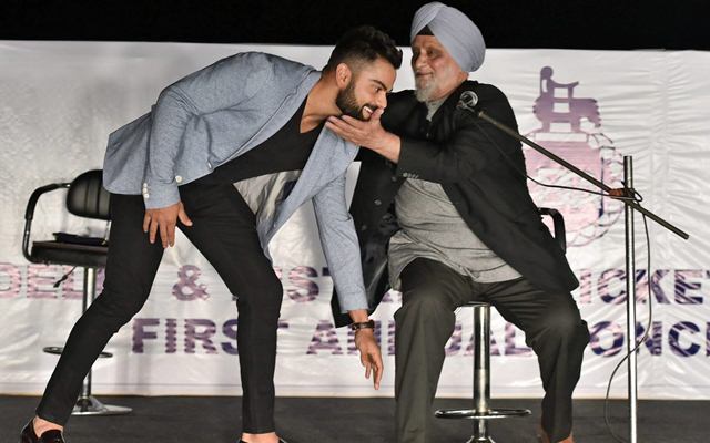 Virat Kohli and Bishan Singh Bedi
