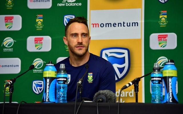 Faf du Plessis press conference News