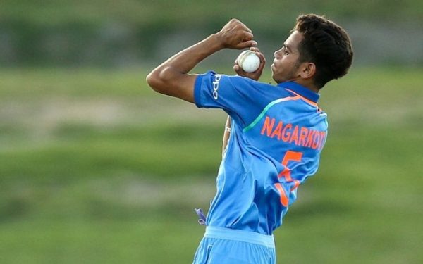 Kamlesh Nagarkoti bowling