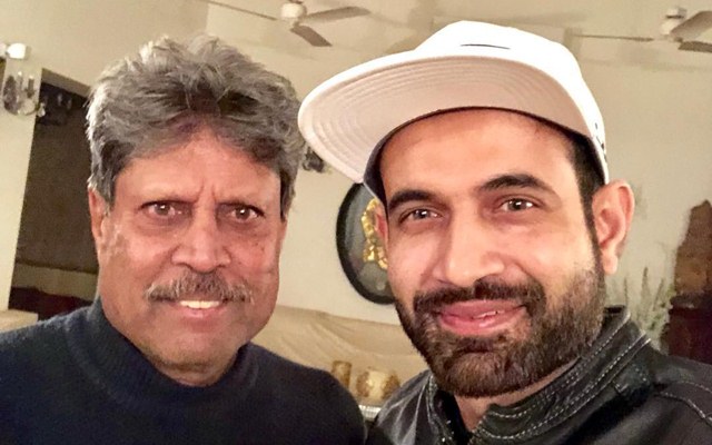 Kapil Dev & Irfan Pathan