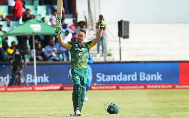 Faf du Plessis hundred