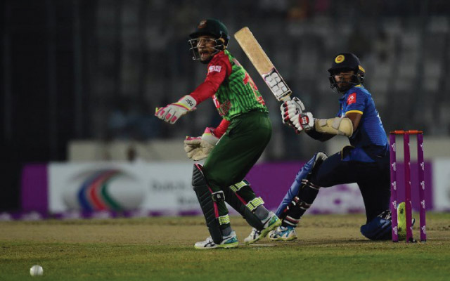 Sri Lanka cricketer Kusal Mendis and Bangladesh wicketkeeper Mushfiqur Rahim