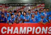 Winning Asia Cup in Bangladesh, 2016