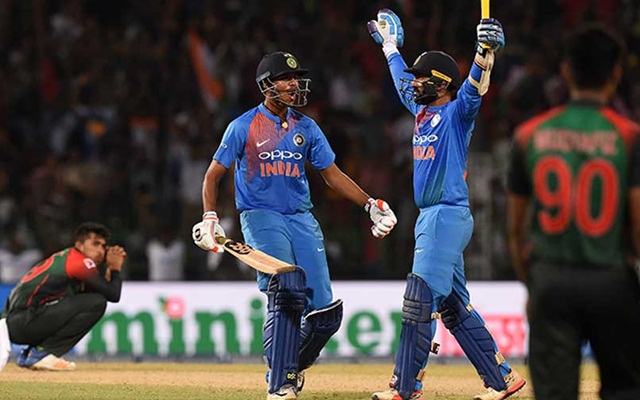 Dinesh Karthik in the Nidahas Trophy
