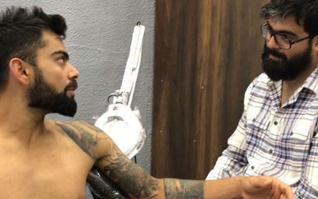 Virat Kohli tattoo