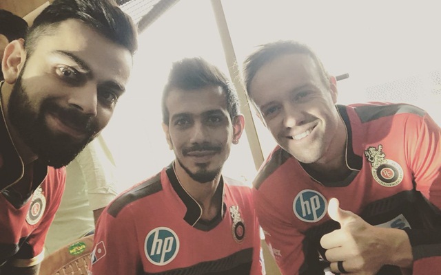 Virat Kohli, Yuzvendra Chahal & AB de Villiers