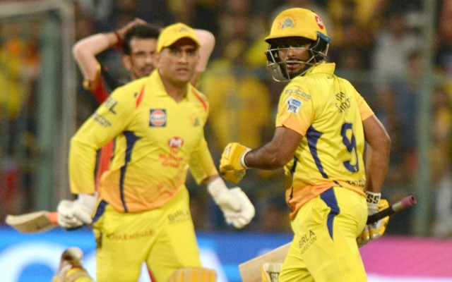Ambati Rayudu & MS Dhoni