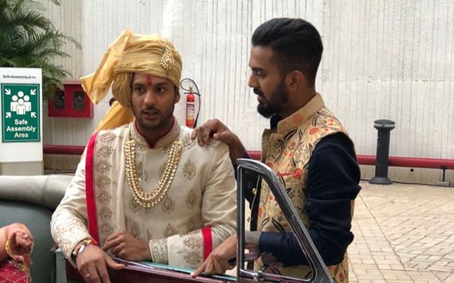 KL Rahul with Mayank Agarwal