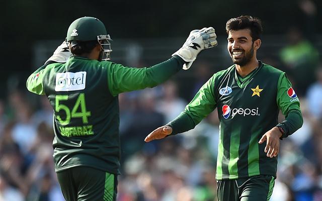 Shadab Khan's trajectory too hot to handle for Richie Berrington