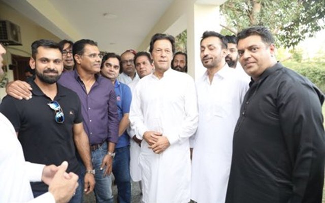 Mohammad Hafeez and Imran Khan