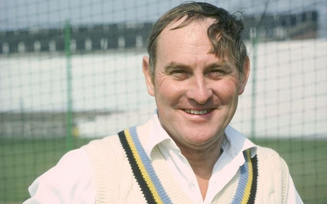 A portrait of Ray Illingworth. (Photo by Adrian Murrell/Allsport)