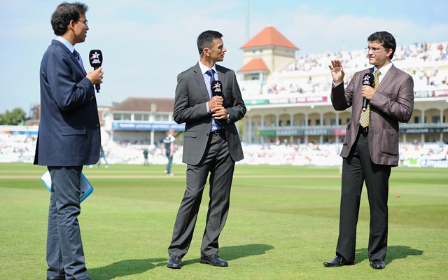 Sourav Ganguly, Rahul Dravid & Harsha Bhogle