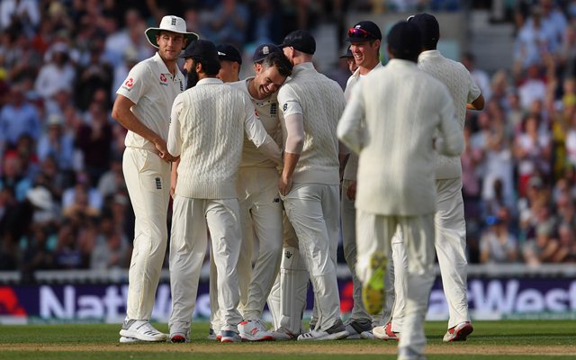 Jimmy Anderson of England