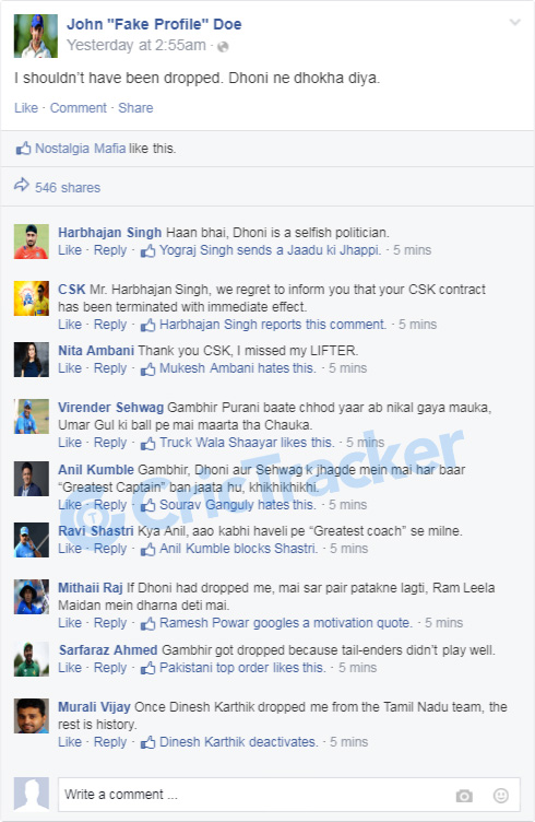 Fake Fb Wall