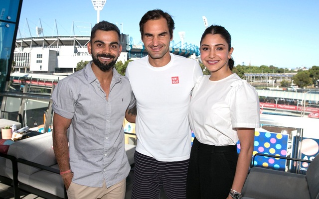 Virat Kohli, Roger Federer & Anushka Sharma