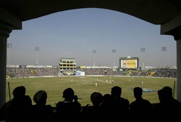 A general view of play at the PCA Mohali Stadium