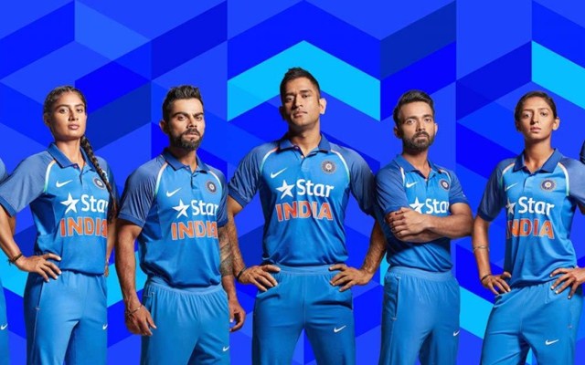 The evolution of India's ODI jersey since 1985