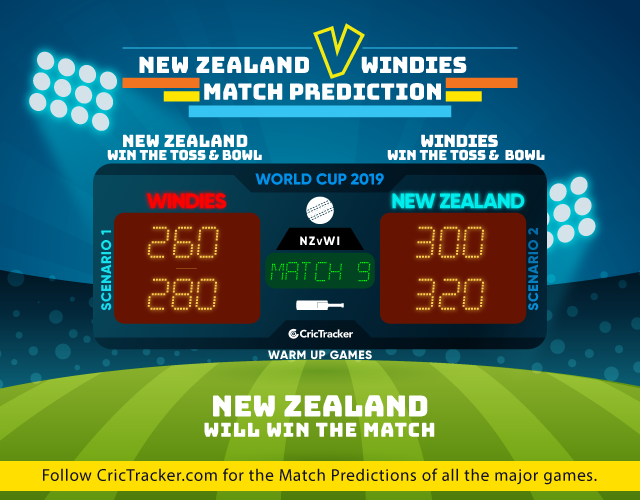 NZvWI--ICC-World-Cup-2019-Warm-up-match-match prediction-New-Zealand-vs-WIndeis
