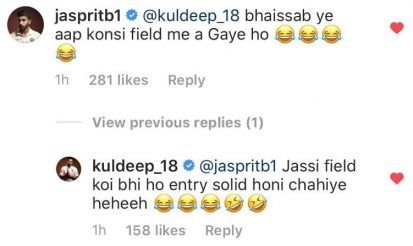 Jasprit Bumrah's comment