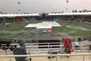 Karachi Stadium rain