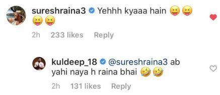 Suresh Raina's comment